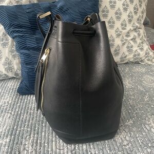 ALL SAINTS leather backpack bag